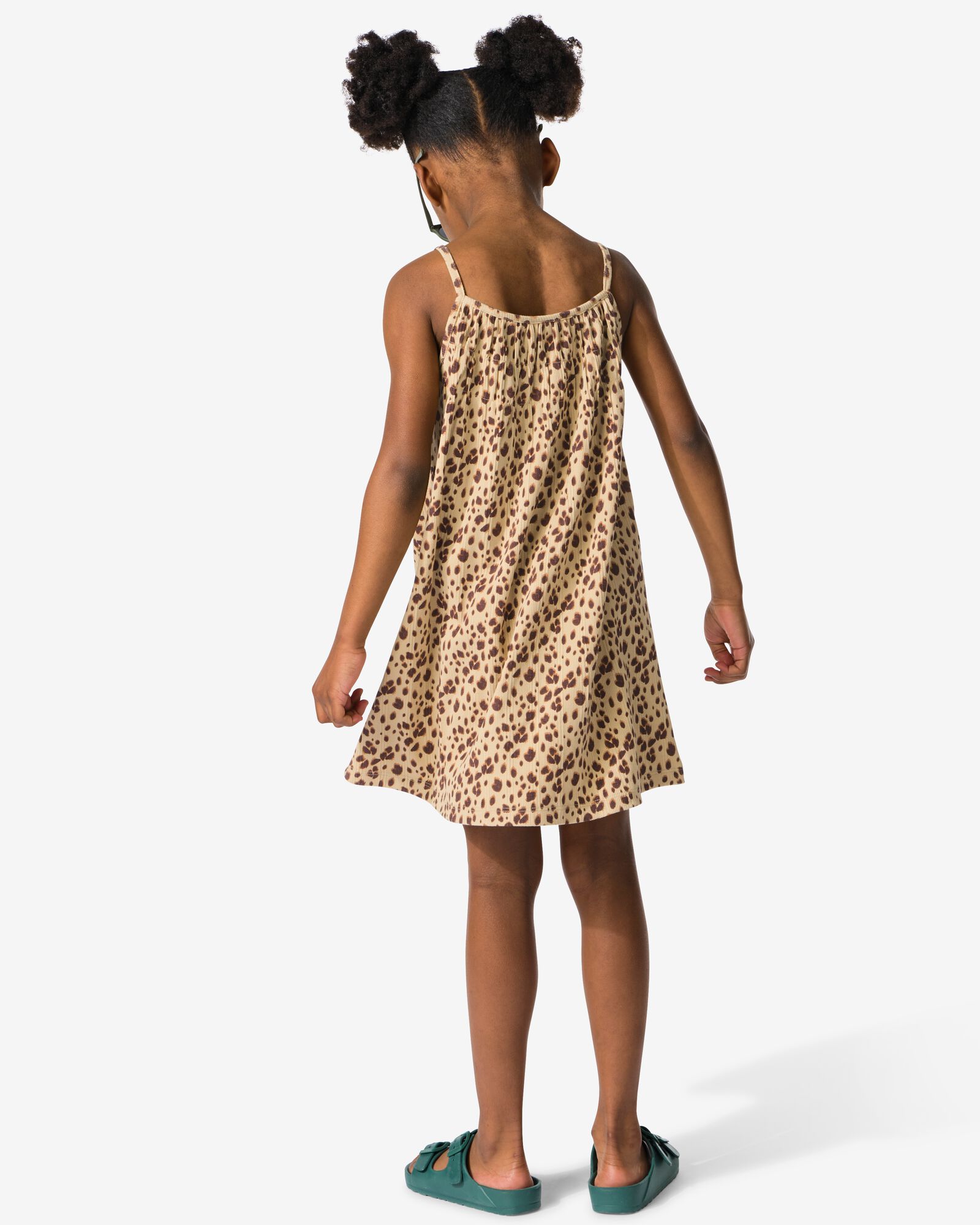 Kinderkleid Leopard sandfarben - 30859604SAND - HEMA