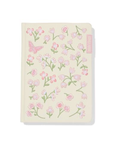 agenda scolaire 2026-2027 A5 &agrave; couverture matelass&eacute;e et fleurs  - 14505667 - HEMA