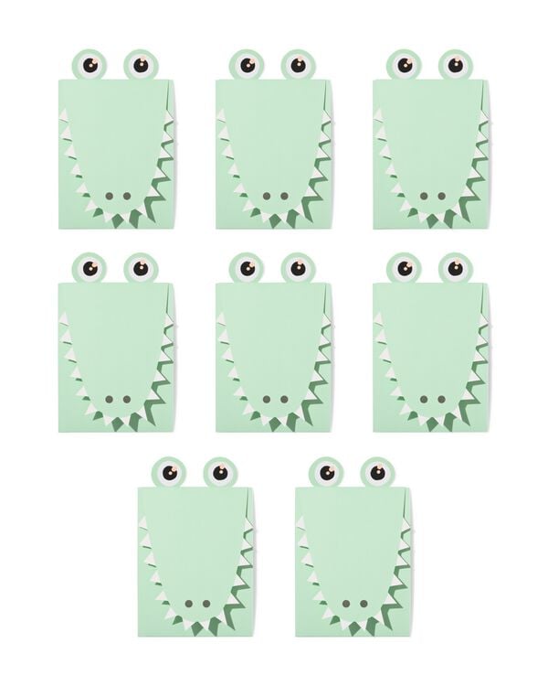 Einladungskarten Monster &ndash; 8 St&uuml;ck - 14250396 - HEMA