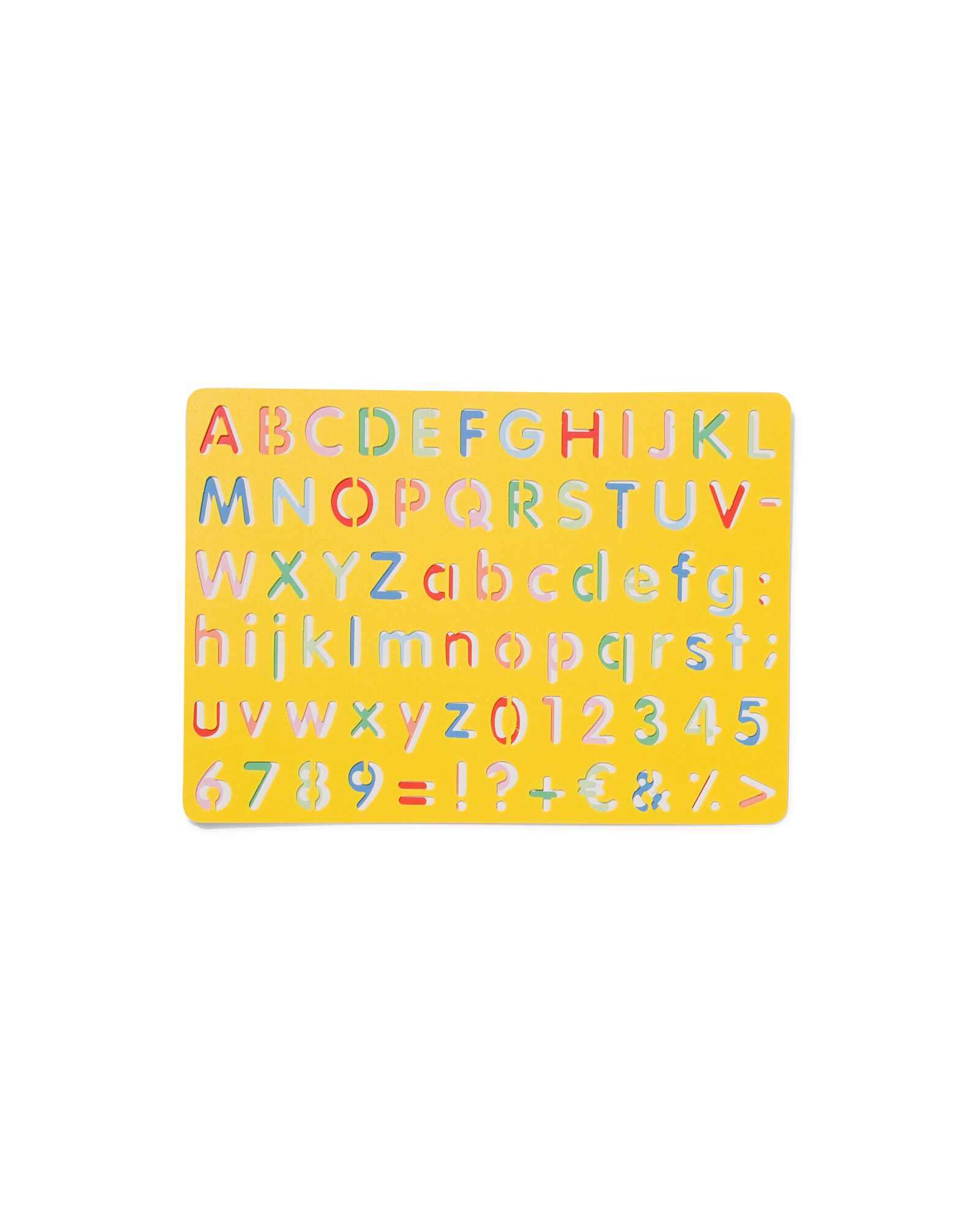 pochoir lettres et chiffres - 15900080 - HEMA