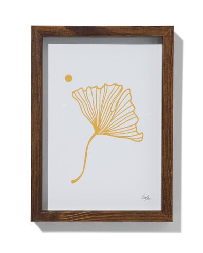 Bilderrahmen 10 x 15 cm, Massivholz, walnussfarben - 13622040 - HEMA