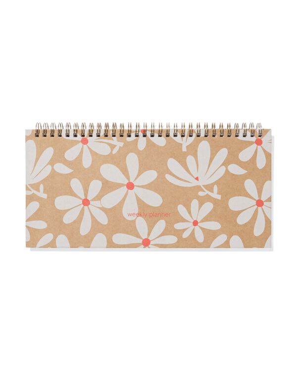 Planificateur hebdomadaire &agrave; spirale - 14106016 - HEMA