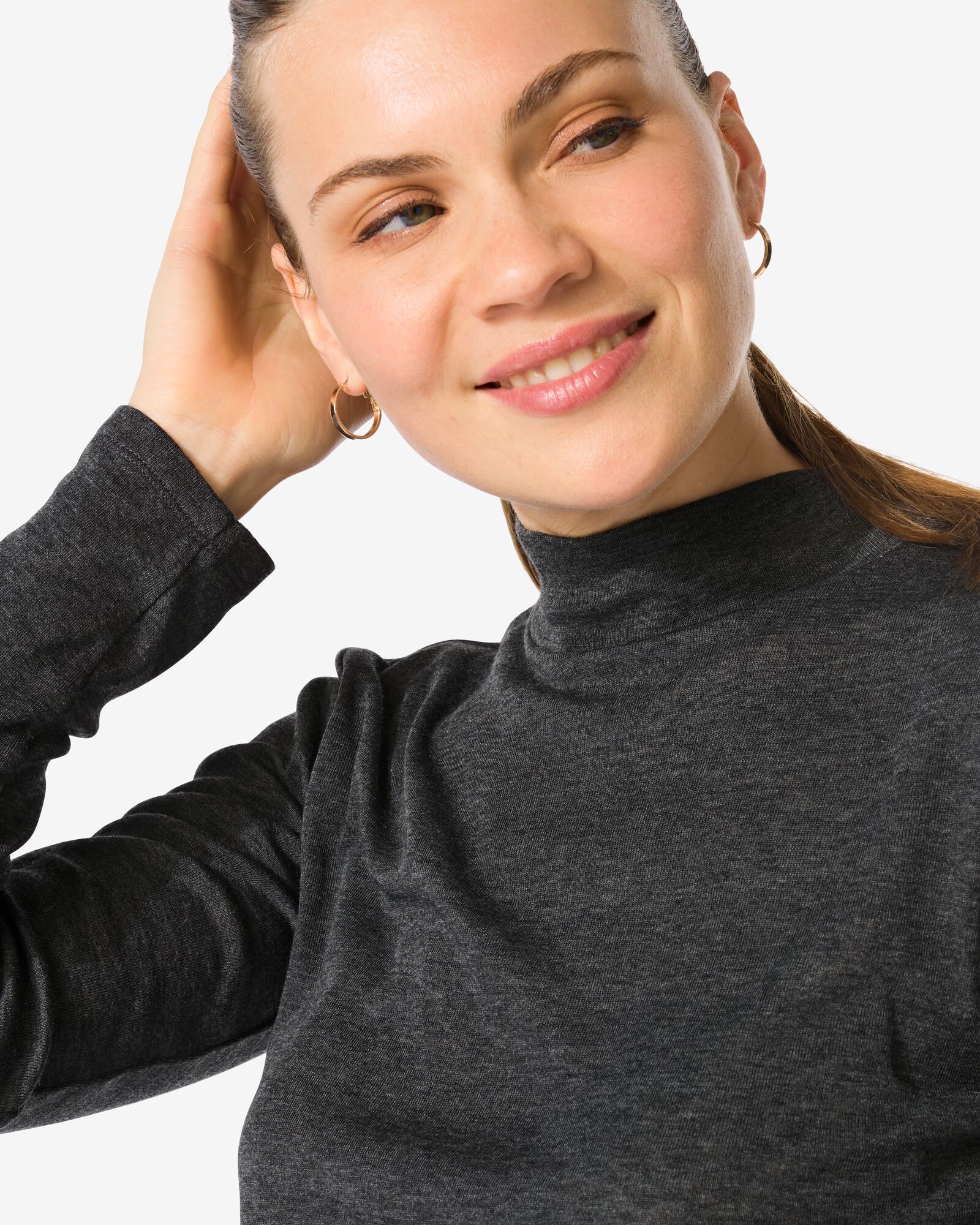 Damenshirt Lora  dunkelgrau - 36204330DARKGREY - HEMA