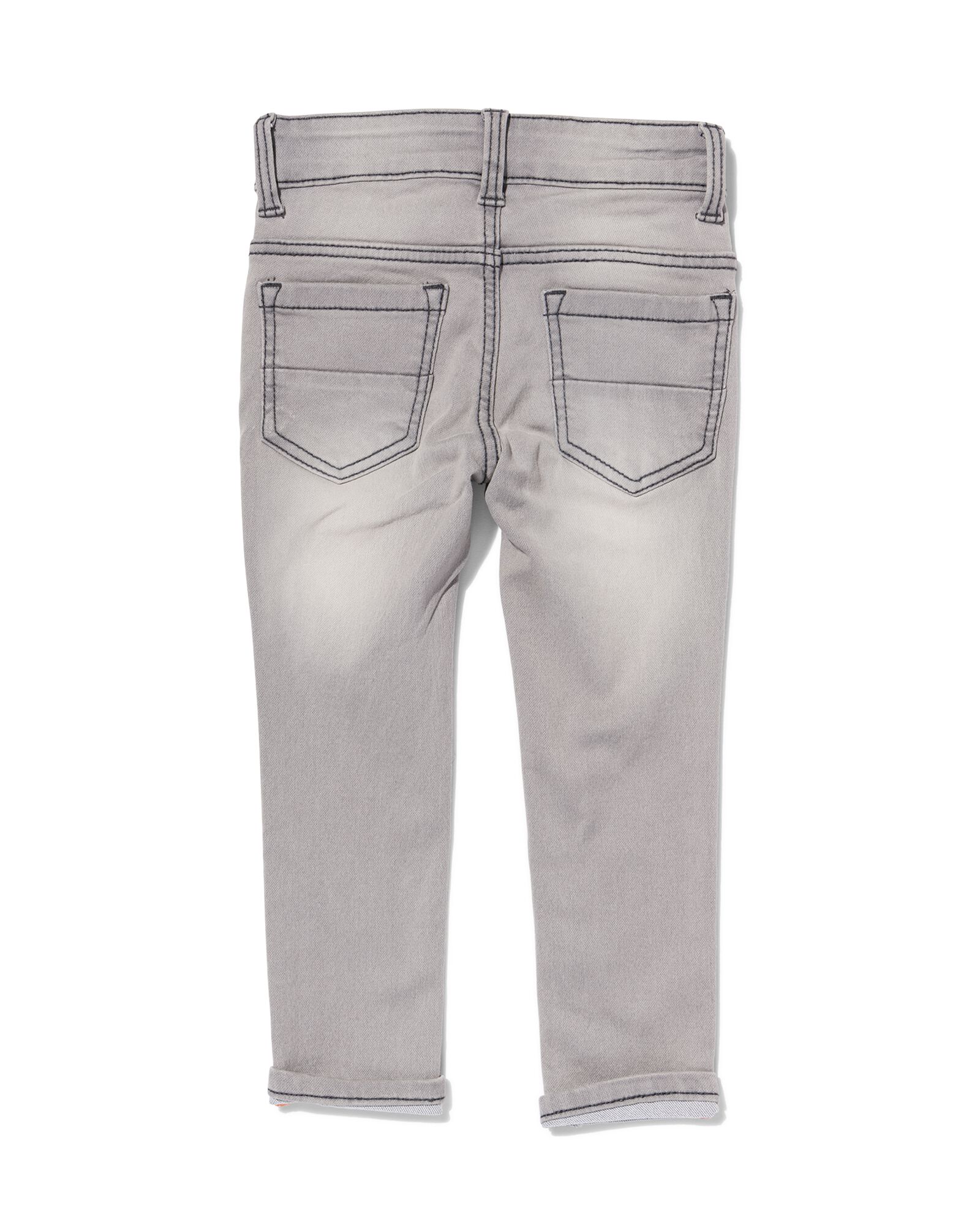 kinder broek jogdenim skinny fit grijs grijs - 1000028292 - HEMA