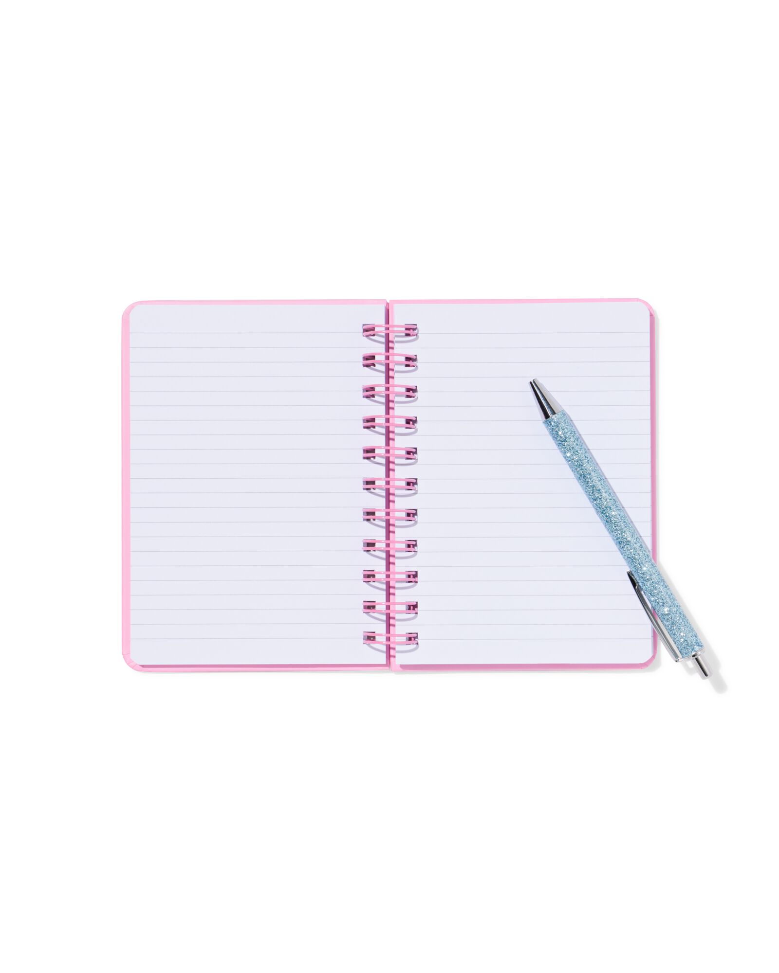 notitieboek A6 gelinieerd roze - 14120123 - HEMA