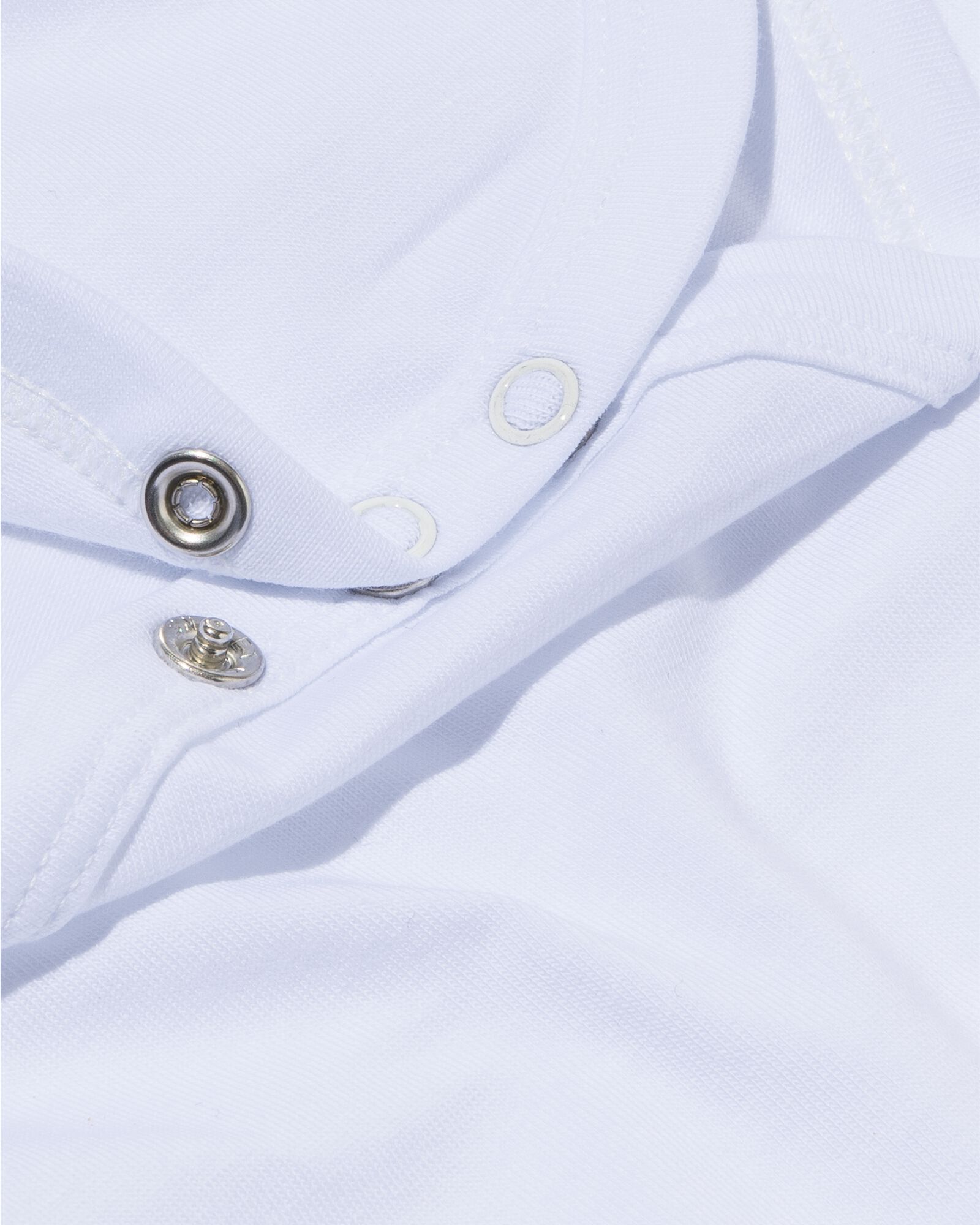 Zwei Bodys - Bio-Baumwollstretch wei&szlig; wei&szlig; - 1000005197 - HEMA