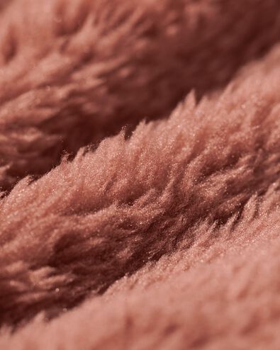 damesnachthemd fleece lichtbruin lichtbruin - 23401370LIGHTBROWN - HEMA