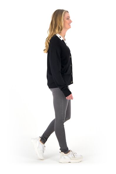 jean femme - modèle shaping skinny gris moyen - 1000018247 - HEMA