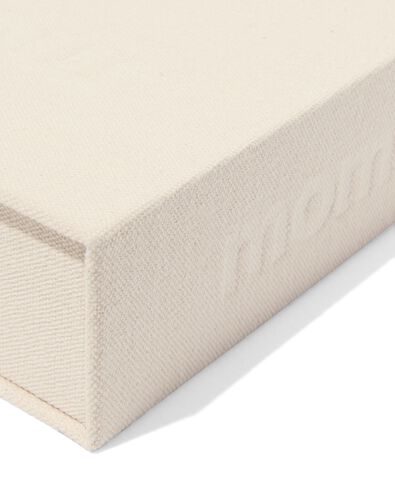 fotoboek tafelmap 33x28 linnen ecru - 14650229 - HEMA