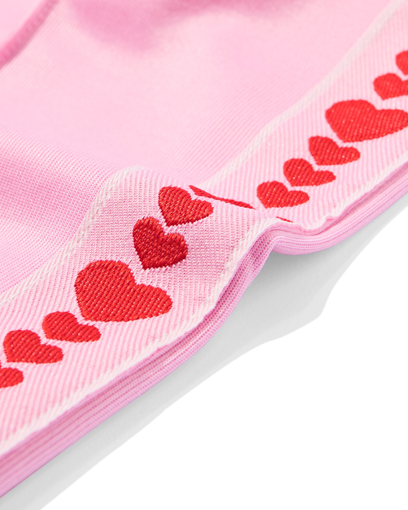 kinderbroek straight fit hartjes roze - 30842619PINK - HEMA