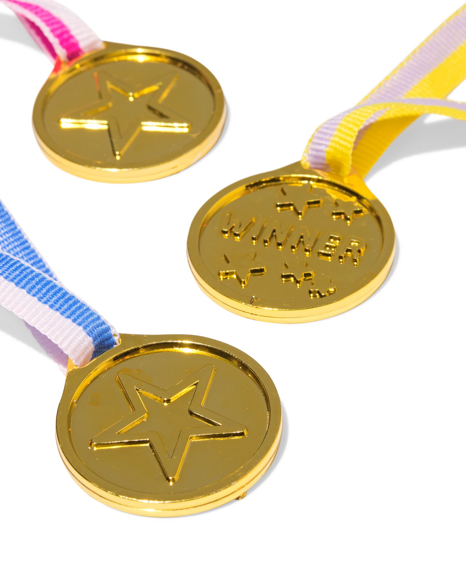 uitdeel medailles 3.5cm ster - 8 stuks - 14250348 - HEMA