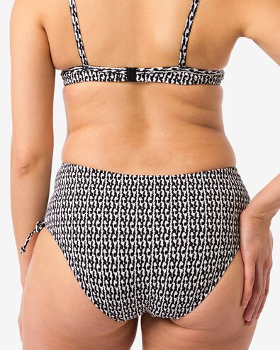 damesbikinibroekje zwart/wit - 22351750BLACKWHITE - HEMA