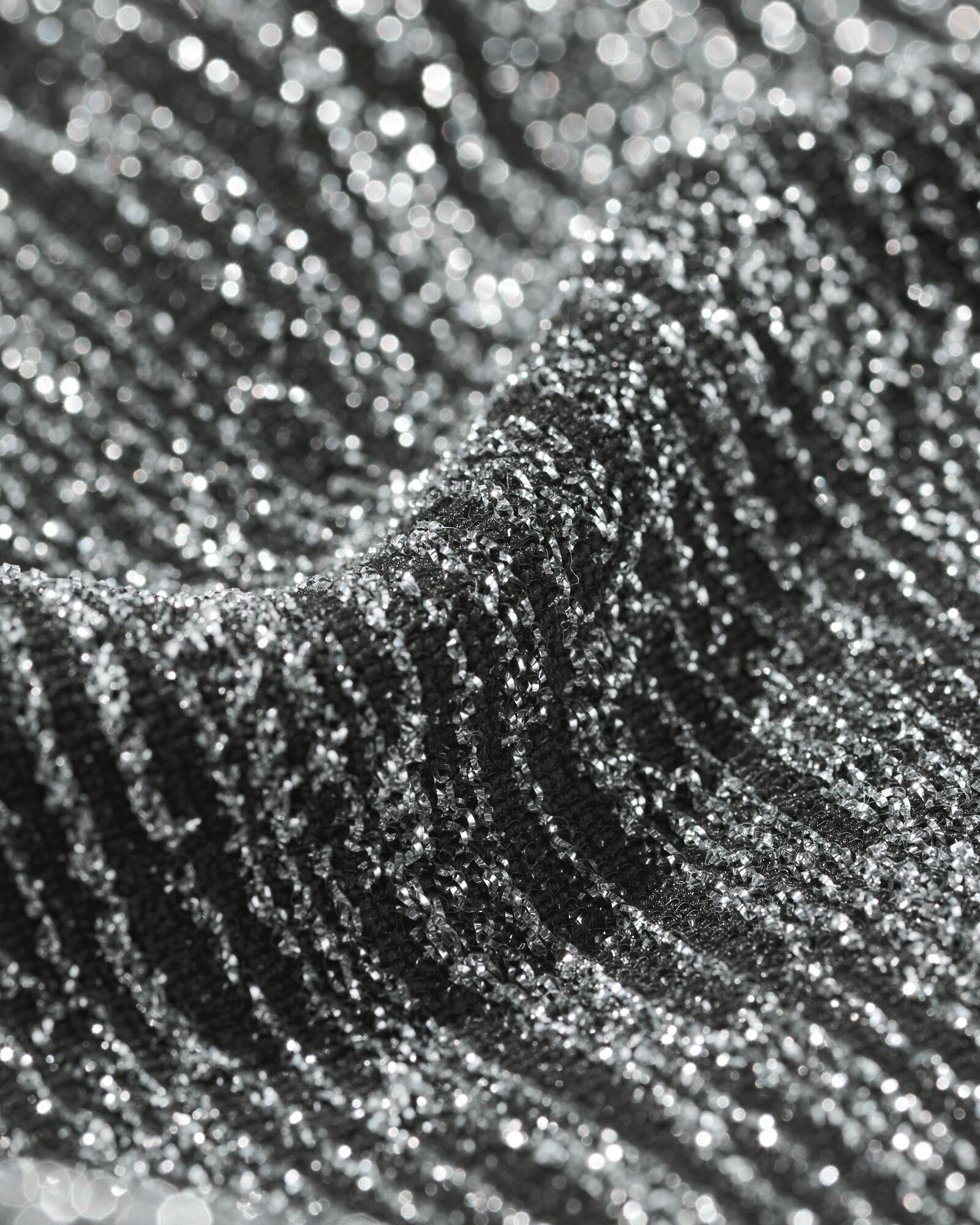 kinderrok glitter zwart zwart - 30835454BLACK - HEMA