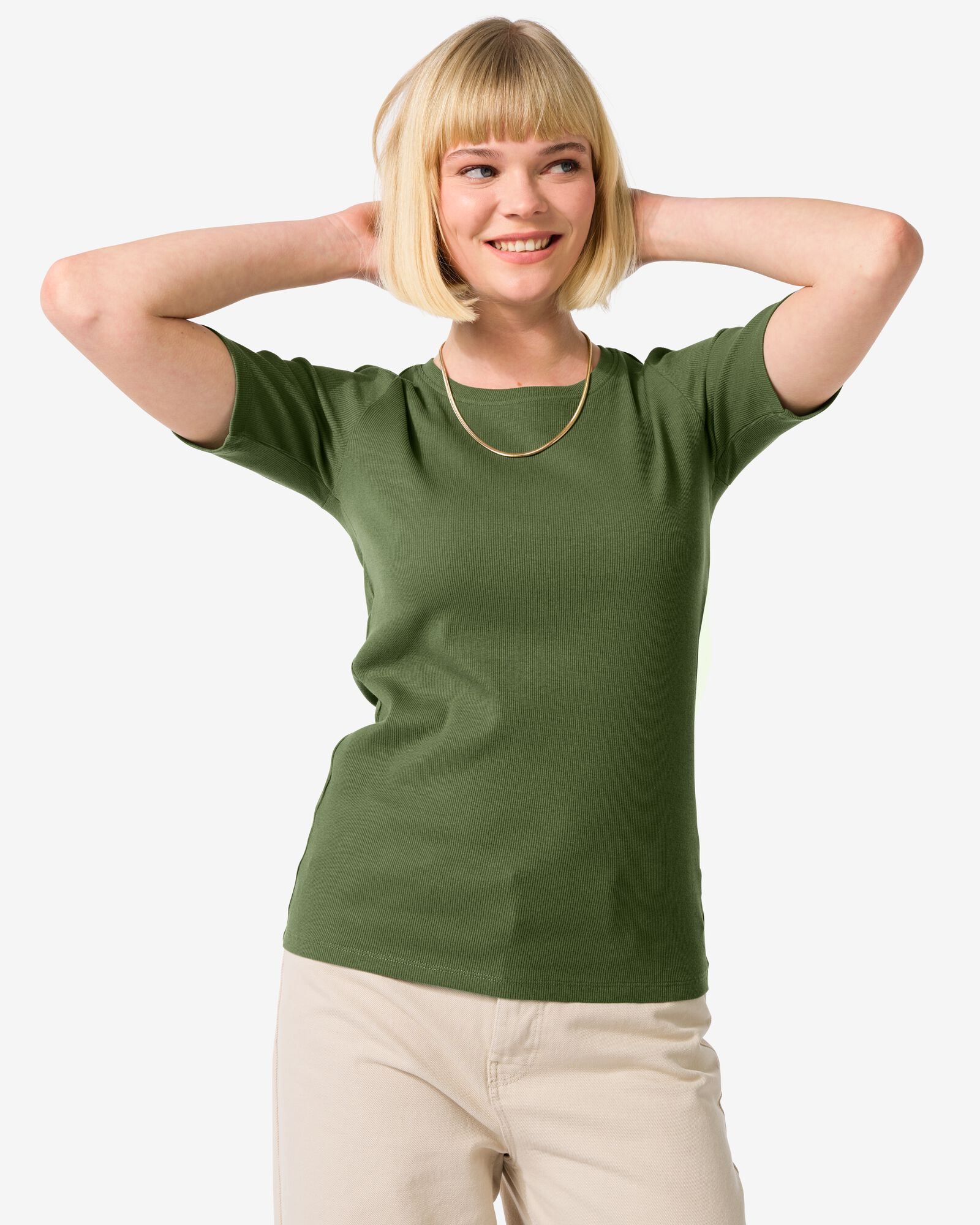 t-shirt femme Clara gris - 36239580GREY - HEMA