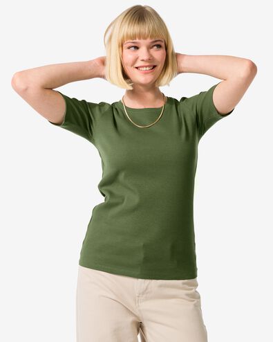 t-shirt femme Clara gris - 36239580GREY - HEMA