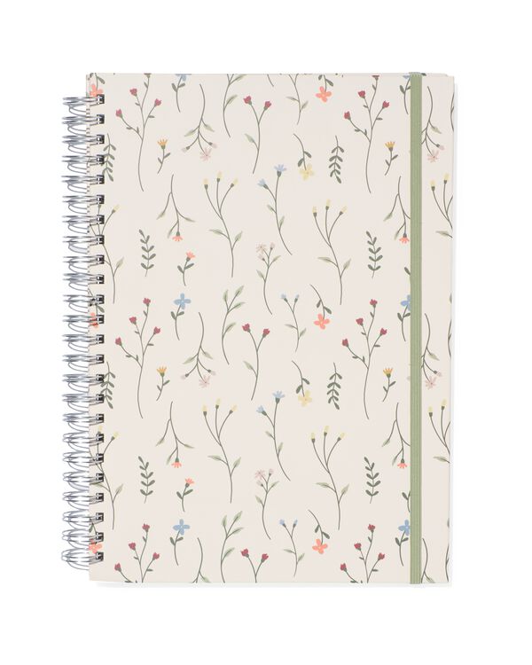 album photo &agrave; spirale 32.5x23 fleurs - 14650220 - HEMA