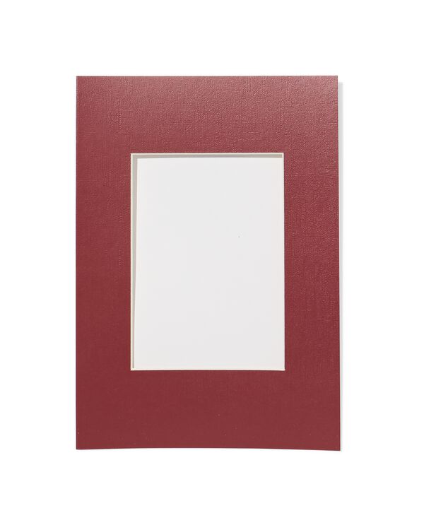 passe-partout A4 21x29,7cm papier rouge - 13626052 - HEMA