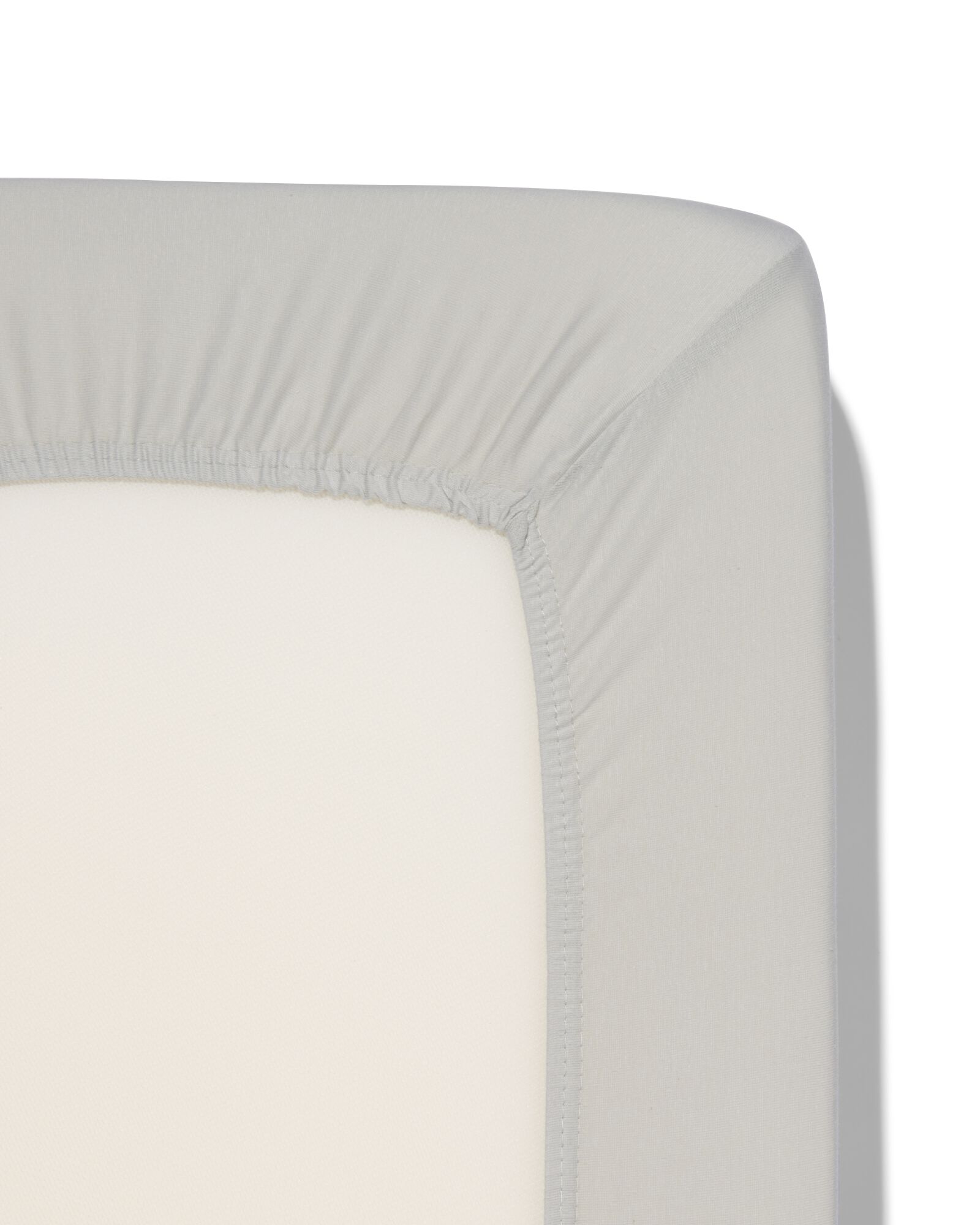 drap-housse jersey 140x200 gris fonc&eacute; - 5190020 - HEMA