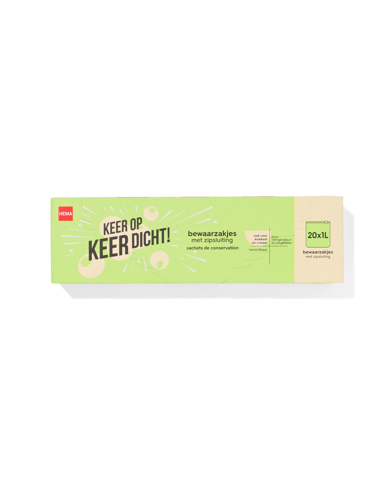 20 sacs refermables - 20510042 - HEMA