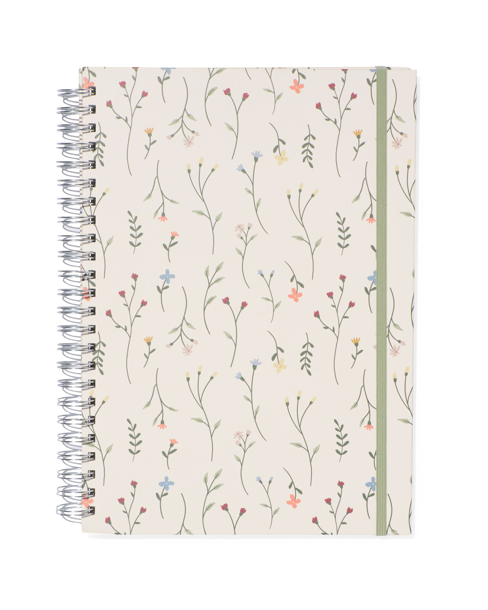 Foto- oder Hobbyalbum, Spiralbindung, 32.5 x 23 cm, Blumen - 14650220 - HEMA