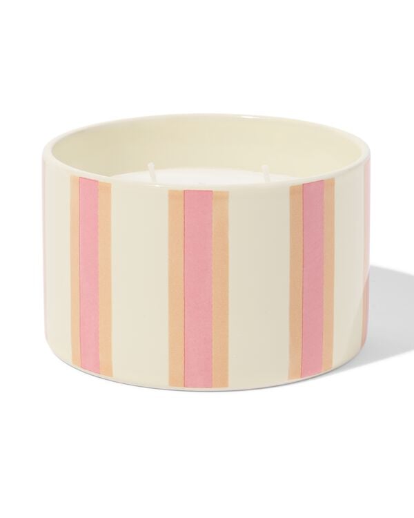 geurkaars ⌀11x7cm keramiek tompouce - 13504100 - HEMA
