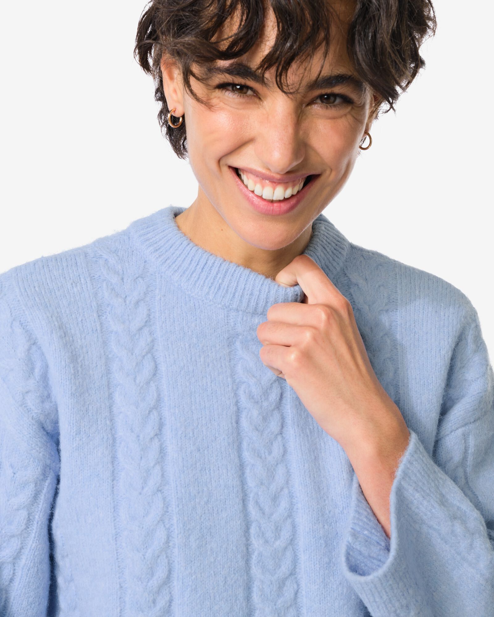 damestrui Hajar kabel lichtblauw lichtblauw - 36205040LIGHTBLUE - HEMA