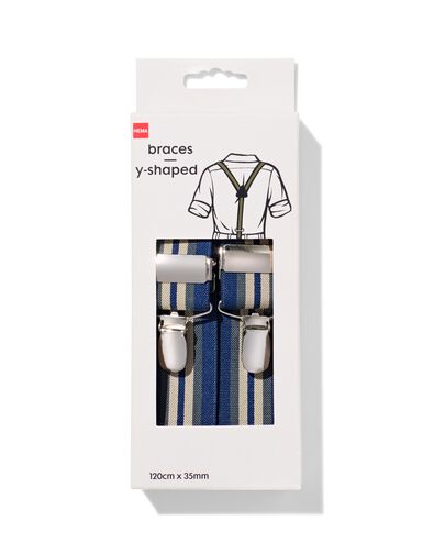 3-punts Y-bretel 110x3.5 blauw - 1423214 - HEMA