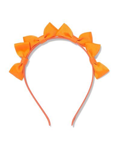diadeem strikjes oranje - 60800292 - HEMA