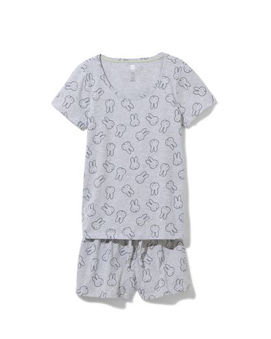 pyjacourt femme Miffy coton gris gris - 1000031253 - HEMA