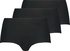 3er-Pack Damen-Boxershorts, Baumwolle schwarz schwarz - 1000001991 - HEMA