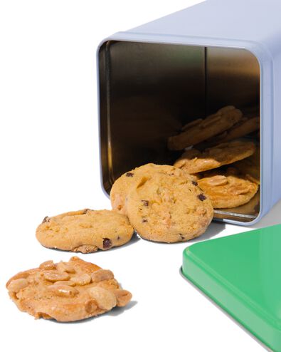 bo&icirc;te de conservation 10.5x16 bleu et vert - 80660170 - HEMA