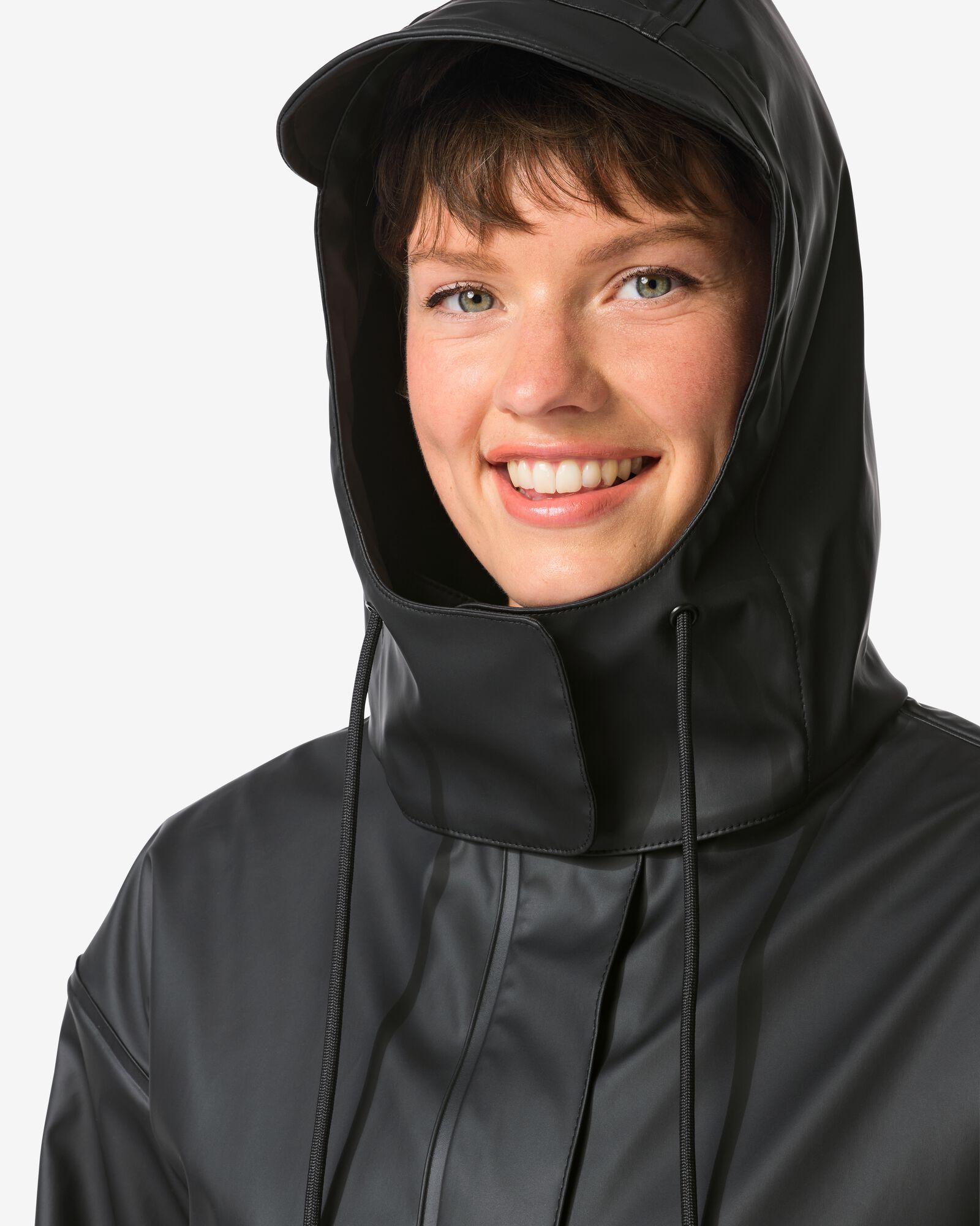 damesregenjas zwart - 34450610BLACK - HEMA