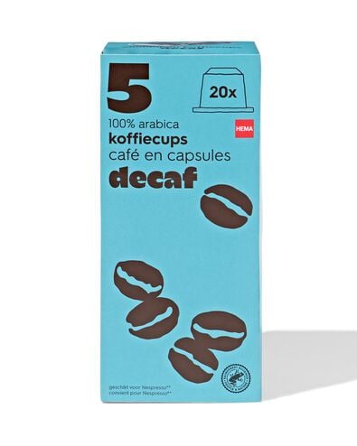 20 capsules de caf&eacute; d&eacute;ca - 17180013 - HEMA