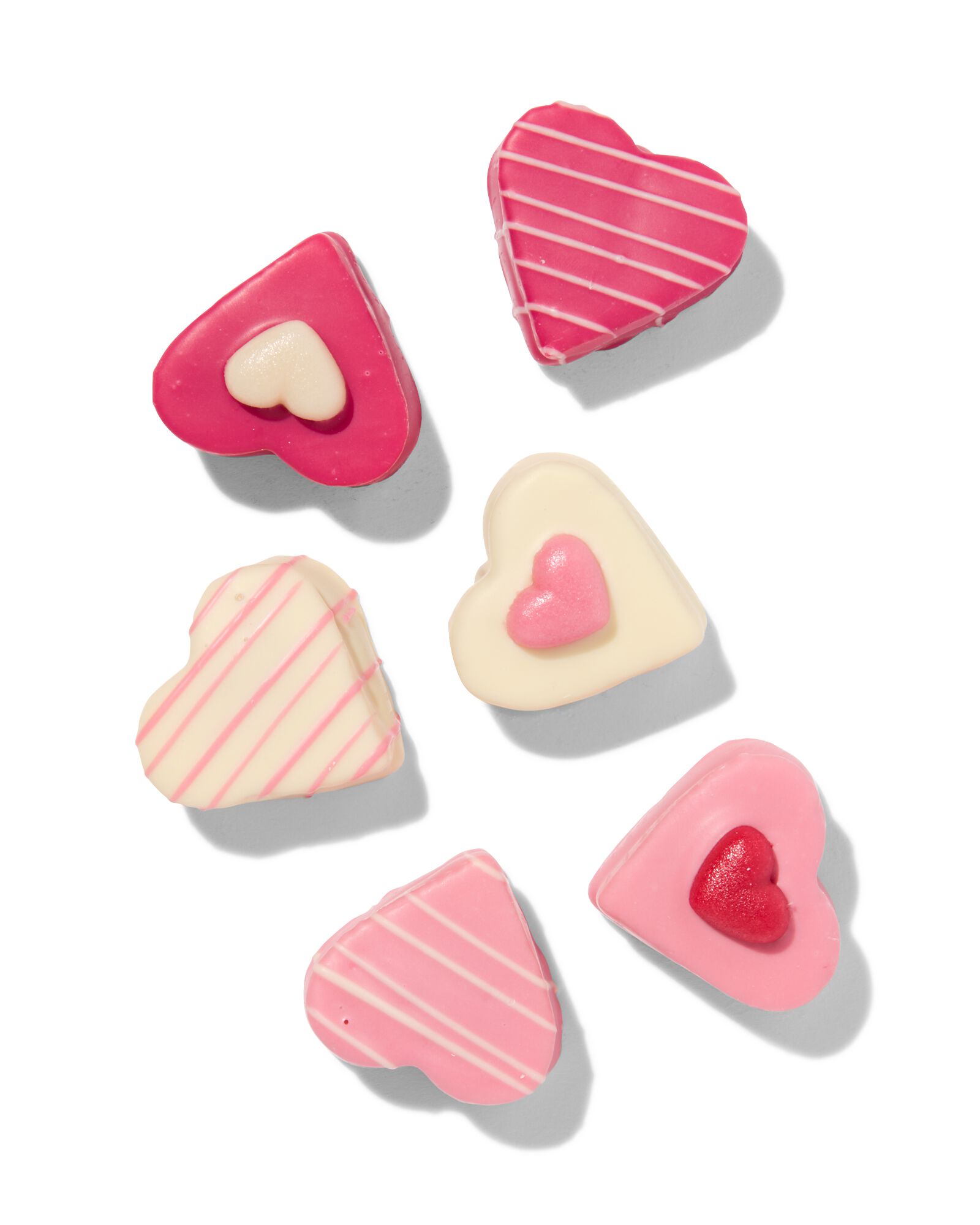 petit fours harten - 6 stuks - 24162201 - HEMA