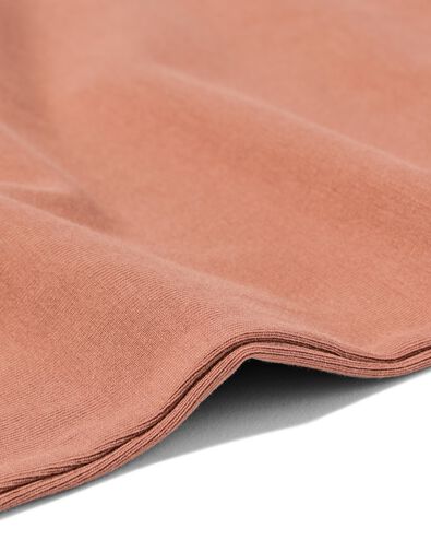 d&eacute;bardeur femme &agrave; bretelles spaghetti coton confort parfait marron clair marron clair - 19631365LIGHTBROWN - HEMA