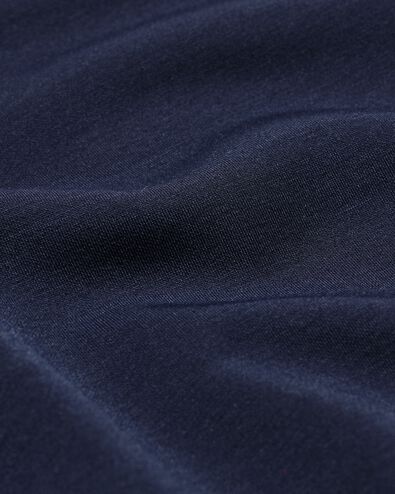 pantalon femme Elly regular fit jersey bleu fonc&eacute; - 36206850DARKBLUE - HEMA
