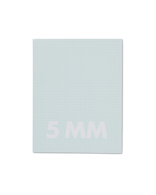 3 cahiers format A5 à carreaux 5 mm - 14101601 - HEMA