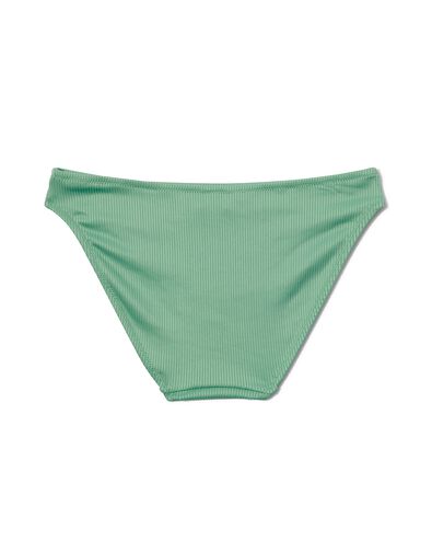 Damen-Bikinislip, mittelhohe Taille hellgrün hellgrün - 1000031099 - HEMA