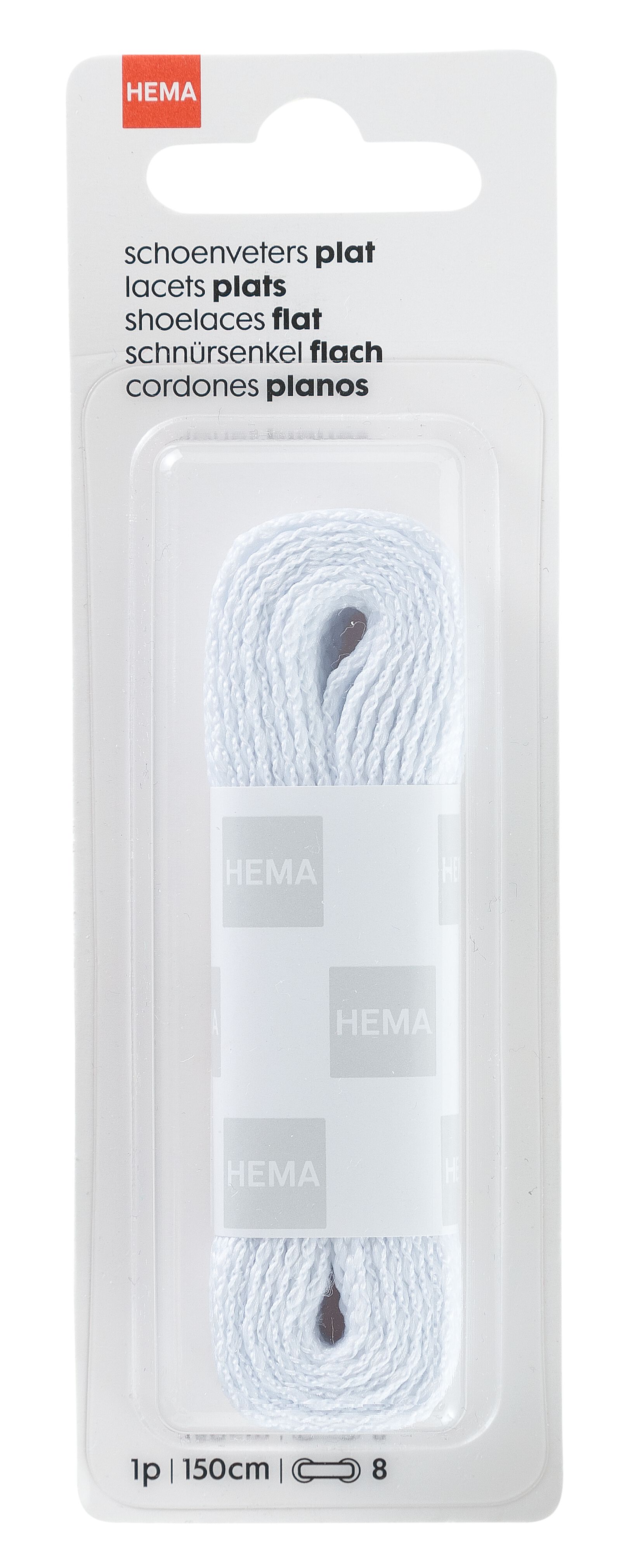 flache Schn&uuml;rsenkel, 150 cm - 20550317 - HEMA
