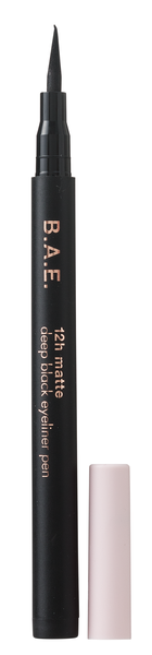 B.A.E. eyeliner pen deep black mat 12h - 17700020 - HEMA