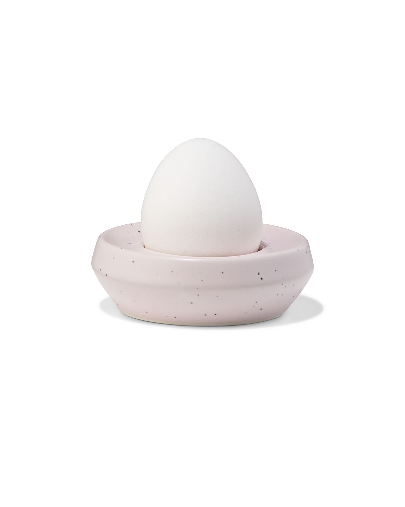 eierdopje &Oslash;7.9cm Trend aardewerk roze spikkels - 9650351 - HEMA