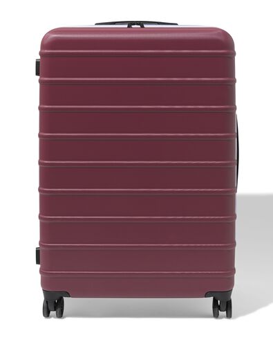 valise ABS 51x28x76cm 90L bordeaux - 18670036 - HEMA