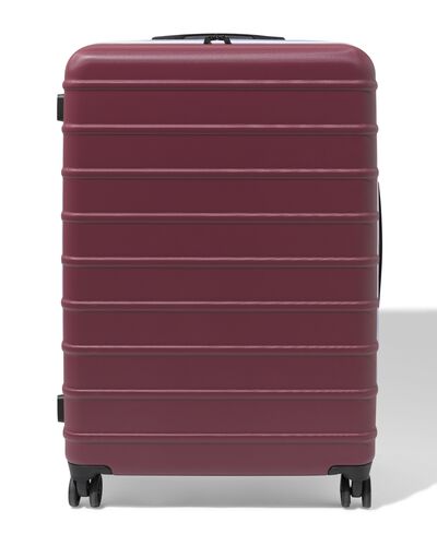 valise ABS 51x28x76cm 90L bordeaux - 18670036 - HEMA