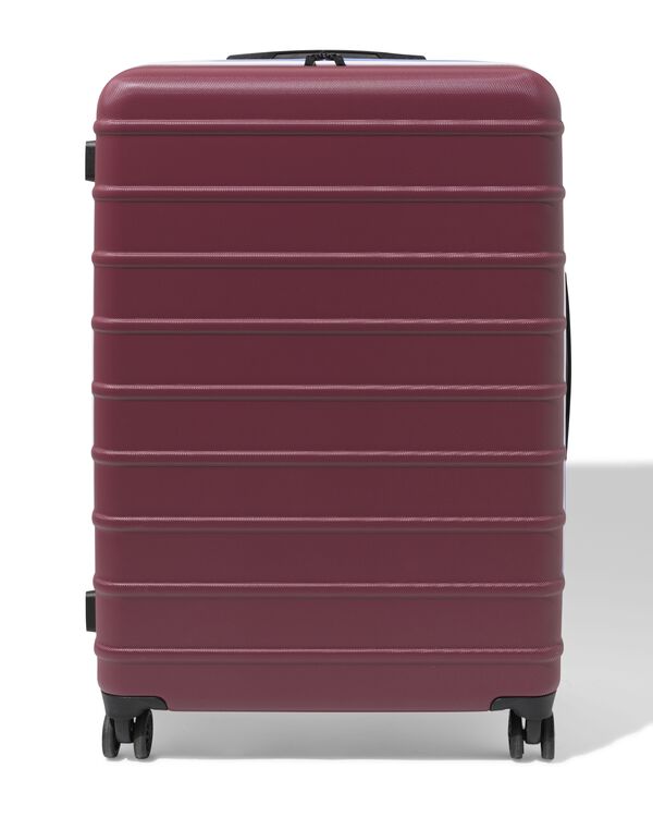 valise ABS 51x28x76cm 90L bordeaux - 18670036 - HEMA