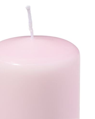 bougie cylindrique ⌀7x20cm rose p&acirc;le - 13509055 - HEMA