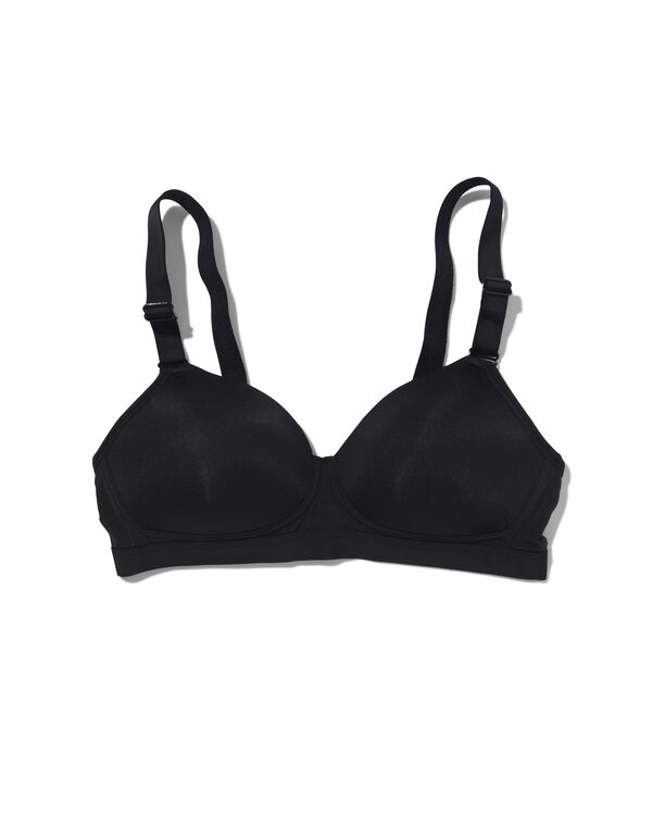 soutien-gorge pour proth&egrave;se pr&eacute;form&eacute; sans armatures noir noir - 1000028563 - HEMA
