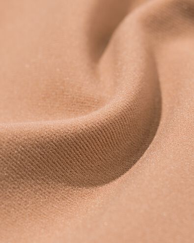 Damen-Radlerhose mit k&ouml;rperformenden Eigenschaften und hoher Taille hellbraun hellbraun - 21500734LIGHTBROWN - HEMA