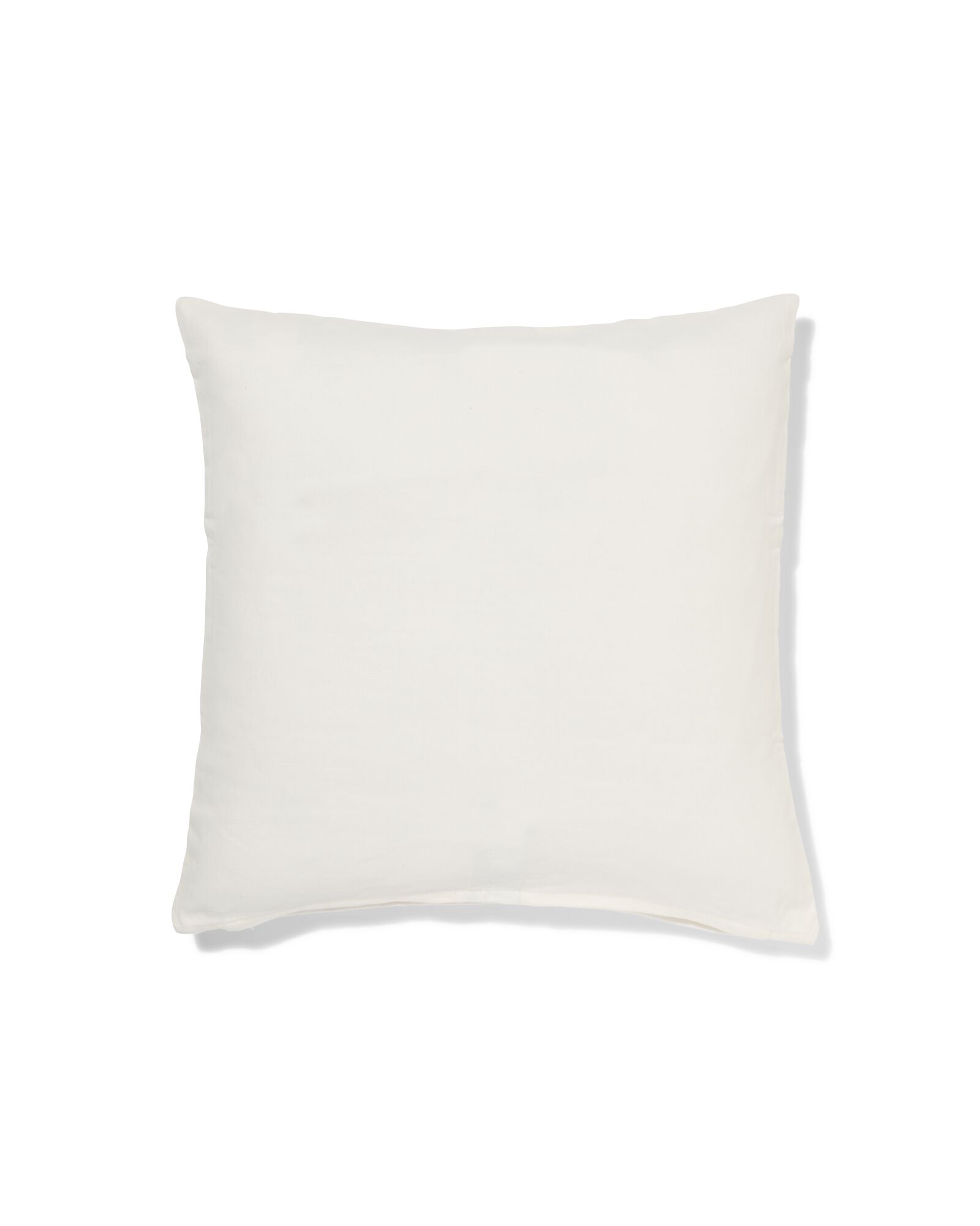 housse de coussin 50x50cm coton matelass&eacute; blanc - 7326004 - HEMA