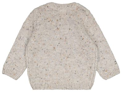 pull bébé tricoté en laine sable - 1000025695 - HEMA