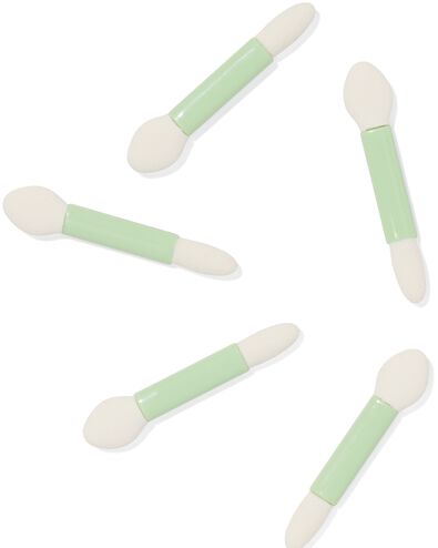 duo eye shadow applicators 5 stuks  - 11201041 - HEMA